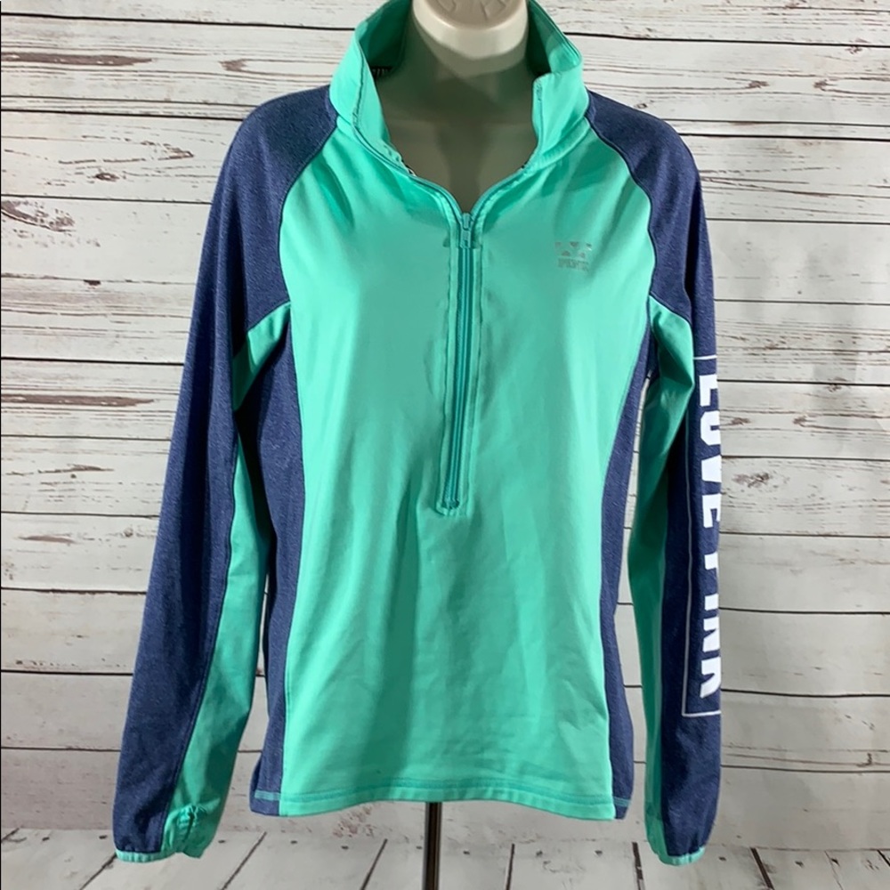 PINK Ultimate Victoria’s Secret L/S Half Zip Sz M
